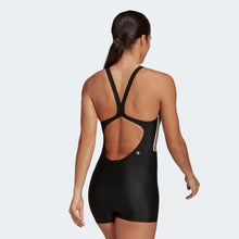 Load image into Gallery viewer, PADDED MID STRIPES LEG SWIMSUIT