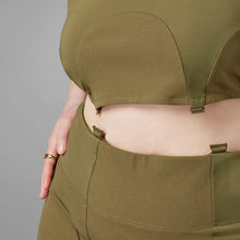 Load image into Gallery viewer, ALWAYS ORIGINAL RIB TWO-IN-ONE DRESS (PLUS SIZE)