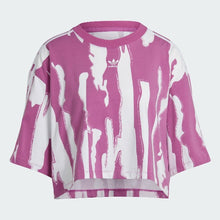 Load image into Gallery viewer, THEBE MAGUGU ALLOVER PRINT CROP TEE