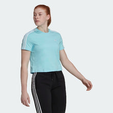 Load image into Gallery viewer, ESSENTIALS LOOSE 3-STRIPES CROPPED TEE