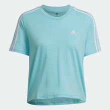 Load image into Gallery viewer, ESSENTIALS LOOSE 3-STRIPES CROPPED TEE