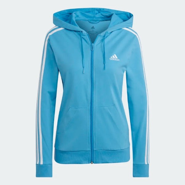 Essentials 3 stripes on sale full zip hoodie