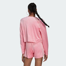 Load image into Gallery viewer, VELVET EMBOSSED MONOGRAM CROP CARDIGAN