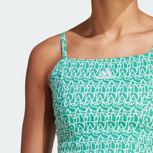 Load image into Gallery viewer, ALLOVER ADIDAS GRAPHIC CORSET-INSPIRED TANK TOP