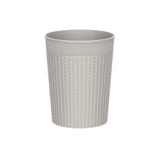 Load image into Gallery viewer, COSMOPLAST 6L Cedarattan Round Waste Basket