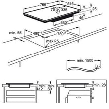 Load image into Gallery viewer, AEG 80cm Built-In Induction Hob with 4 Cooking Zones - Allsport