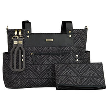 Load image into Gallery viewer, J J Cole® Arrington Diaper Bag- Black Aztec - Allsport