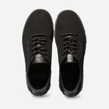 Load image into Gallery viewer, Women's tennis recycled textile black