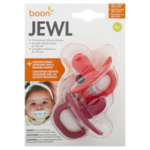 Load image into Gallery viewer, JEWL Orthodontic Silicone Pacifier 2PCS-Pink (0M+ - 3M+) - Allsport