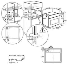 Load image into Gallery viewer, AEG 43L Compact 60cm Convection Built-in Oven with Microwave Grill - Allsport