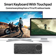 Load image into Gallery viewer, Dual Mode Portable Wireless Multimedia Keyboard with Touchpad