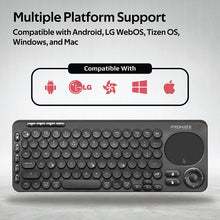 Load image into Gallery viewer, Dual Mode Portable Wireless Multimedia Keyboard with Touchpad