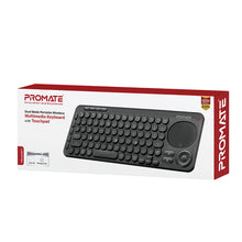 Load image into Gallery viewer, Dual Mode Portable Wireless Multimedia Keyboard with Touchpad
