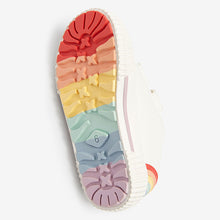 Load image into Gallery viewer, White Rainbow Trainers (Younger Girls) - Allsport