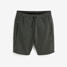 Load image into Gallery viewer, Charcoal Grey Jersey Shorts With Zip Pockets