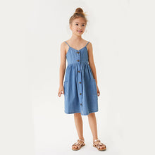 Load image into Gallery viewer, STRAPPY DENIM MIDI - Allsport