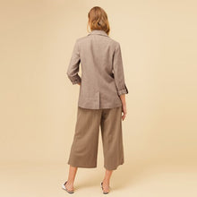 Load image into Gallery viewer, Neutral Single Breasted Linen Blend Blazer - Allsport