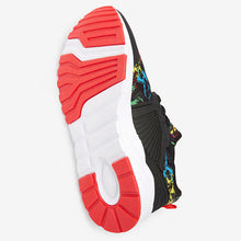 Load image into Gallery viewer, Black Marvel® Avengers Elastic Lace Trainers (Older Boys)