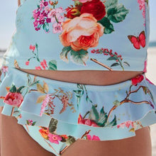 Load image into Gallery viewer, Blue Floral 2 Piece Sunsafe Set (3-12yrs) - Allsport