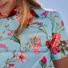 Load image into Gallery viewer, Blue Floral 2 Piece Sunsafe Set (3-12yrs) - Allsport