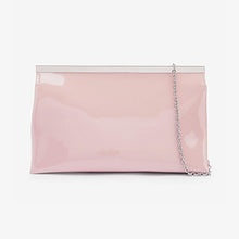 Load image into Gallery viewer, Nude Pink Clutch Bag With Detachable Cross Body Chain
