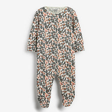Load image into Gallery viewer, Animal Print Baby 5 Pack Sleepsuits (0-18mths)