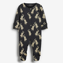 Load image into Gallery viewer, Animal Print Baby 5 Pack Sleepsuits (0-18mths)