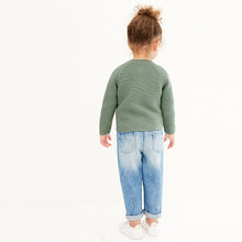 Load image into Gallery viewer, Sage Green Sage Bee Cardigan (3mths-5yrs)