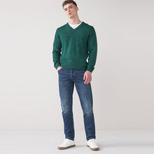 Load image into Gallery viewer, Indigo Blue Slim Fit Authentic Stretch Jeans