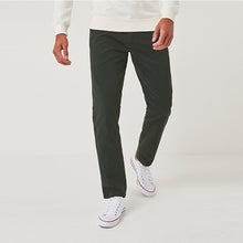 Load image into Gallery viewer, Green Slim Fit Stretch Chino Trousers - Allsport