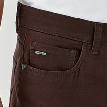 Load image into Gallery viewer, Burgundy Red Slim Fit Motion Flex Soft Touch Chino Trousers
