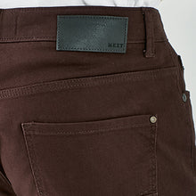 Load image into Gallery viewer, Burgundy Red Slim Fit Motion Flex Soft Touch Chino Trousers