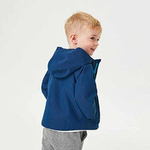 Load image into Gallery viewer, Navy Blue Waterproof Jacket (3mths-5yrs)