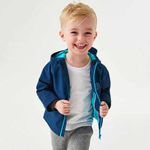 Load image into Gallery viewer, Navy Blue Waterproof Jacket (3mths-5yrs)