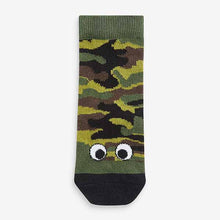Load image into Gallery viewer, 7 Pack Multi Camouflage Cotton Rich Socks (Youger Boys)