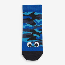 Load image into Gallery viewer, 7 Pack Multi Camouflage Cotton Rich Socks (Youger Boys)