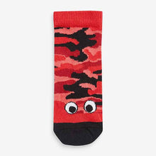 Load image into Gallery viewer, 7 Pack Multi Camouflage Cotton Rich Socks (Youger Boys)