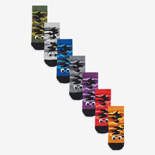Load image into Gallery viewer, 7 Pack Multi Camouflage Cotton Rich Socks (Youger Boys)
