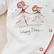 Load image into Gallery viewer, Pretty Mouse / Red Floral Baby Sleepsuits 3 Pack (0-18mths)