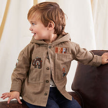 Load image into Gallery viewer, Brown Shirt And T-Shirt Set (3mths-5yrs)