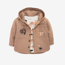 Load image into Gallery viewer, Brown Shirt And T-Shirt Set (3mths-5yrs)