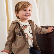 Load image into Gallery viewer, Brown Shirt And T-Shirt Set (3mths-5yrs)