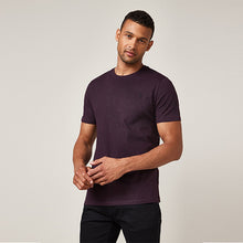 Load image into Gallery viewer, Fig Marl Mix Regular Fit Stag T-Shirts 3 Pack