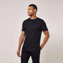 Load image into Gallery viewer, Fig Marl Mix Regular Fit Stag T-Shirts 3 Pack