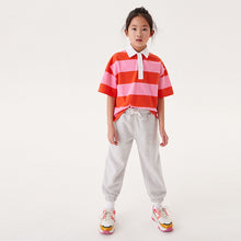 Load image into Gallery viewer, Red/Pink Stripe Rugby Top (3-12yrs)