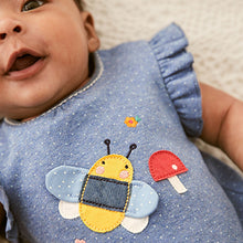 Load image into Gallery viewer, Bright Ditsy Print 3 Pack Romper (0-18mths)