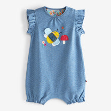 Load image into Gallery viewer, Bright Ditsy Print 3 Pack Romper (0-18mths)
