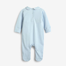 Load image into Gallery viewer, Blue Bear Baby Sleepsuits 3 Pack (0mths-18nths)