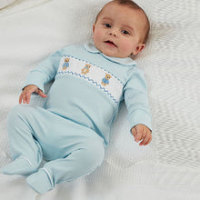 Load image into Gallery viewer, Blue Bear Baby Sleepsuits 3 Pack (0mths-18nths)