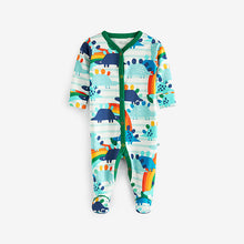 Load image into Gallery viewer, 2 Pack Baby Sleepsuits (0-18mths)